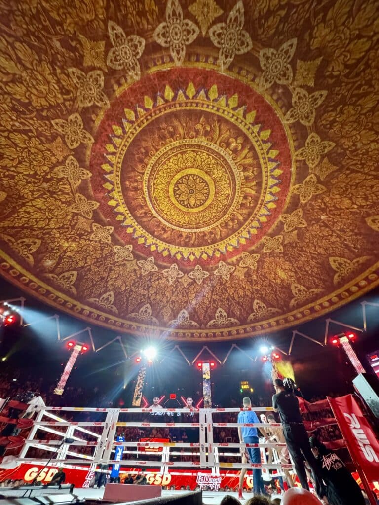 Rajadamnern Stadium interior